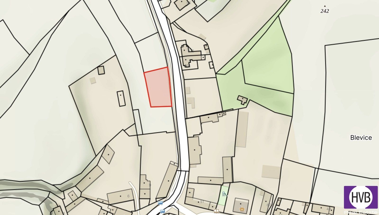 Pozemek pro bydlení · 1 000 m² · Blevice - 4