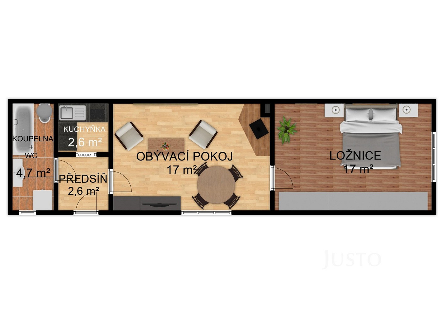 Rodinný dům · 61 m² · Lhenice - Dolní Chrášťany, okres Prachatice - 3