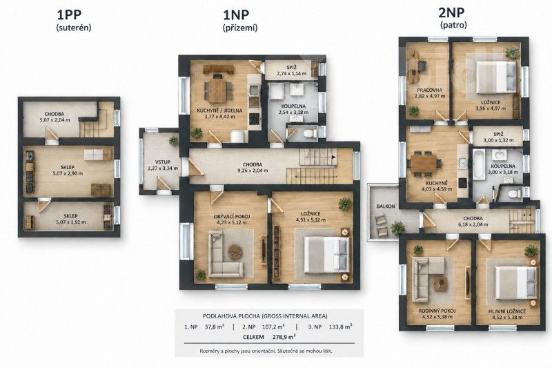 Rodinný dům · 279 m² · Okřesaneč - 4