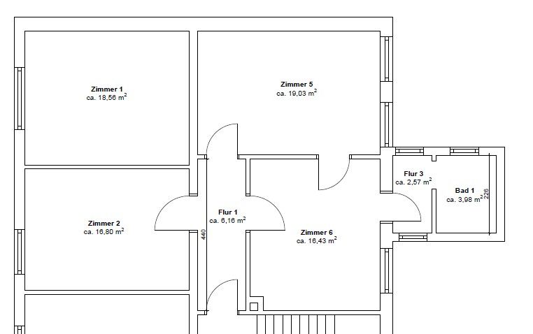 3+1, Schachtstr. 1, , Severní Porýní-Vestfálsko, 73 m² - 1