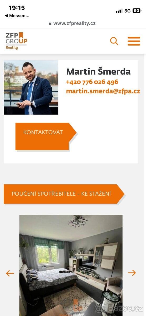 Prodej byt - Pozořice, 664 07