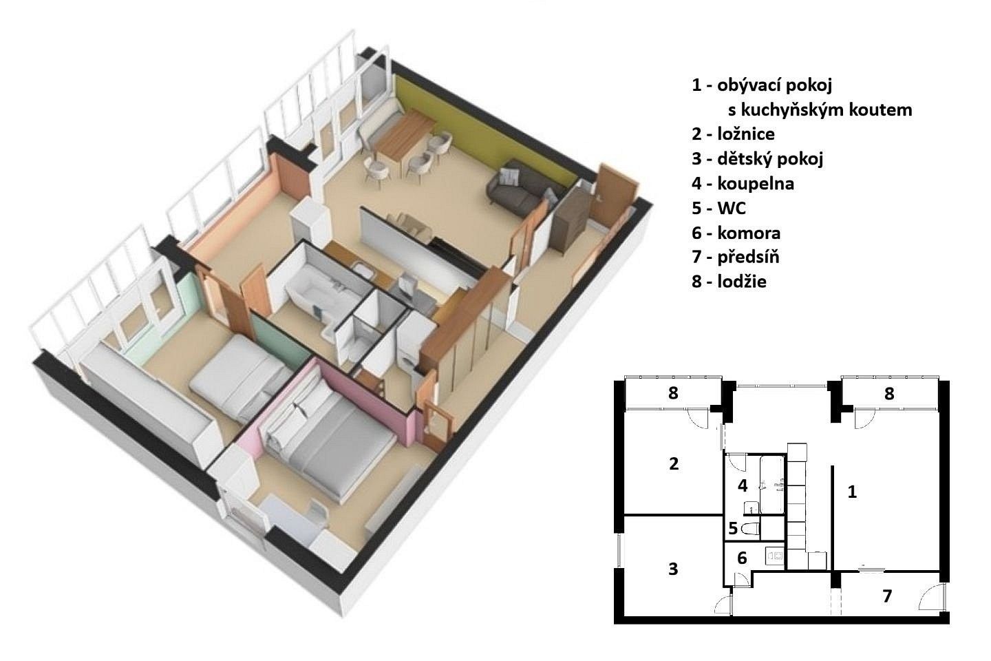 Byt 3+kk · 72 m² · Praha - Vokovice, okres Praha 6, Hlavní město Praha - 4