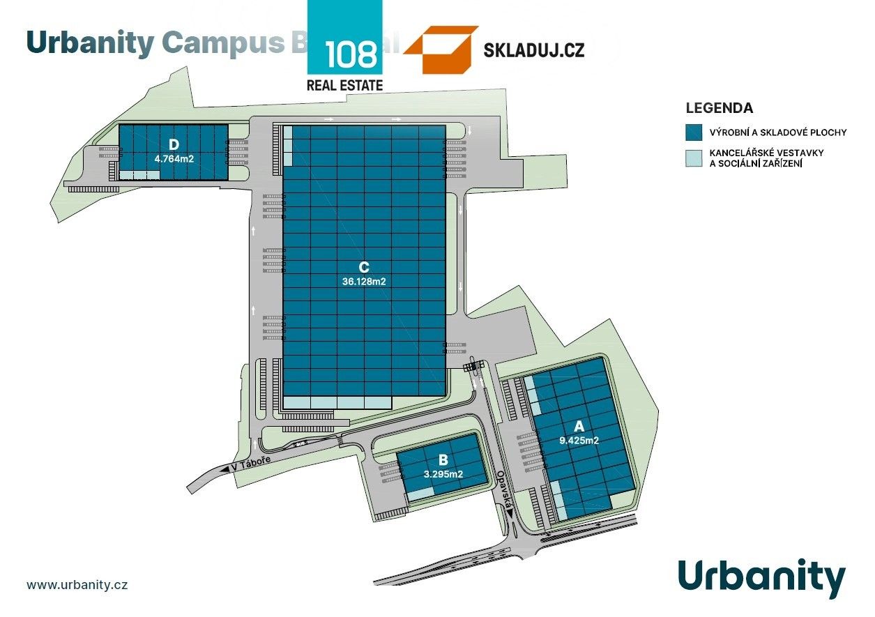 Sklady, Bruntál, 3 295 m² - 2