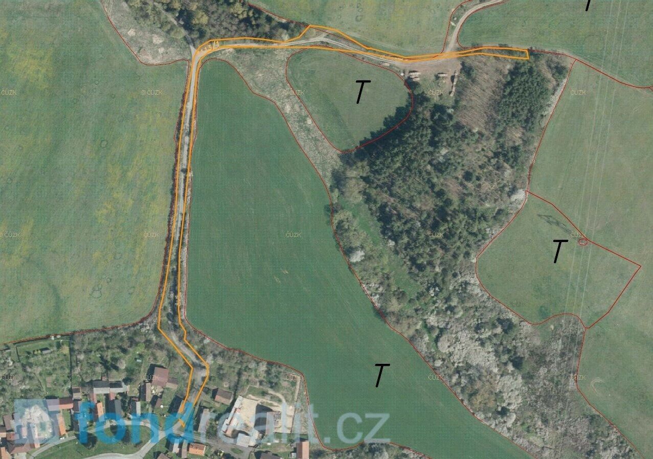 Prodej pozemek - Ošelín, 5 704 m² - 5