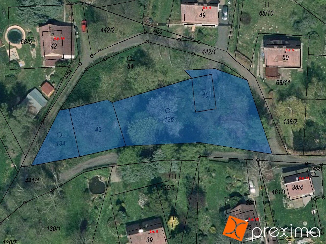 Pozemek pro bydlení, 1 388 m²