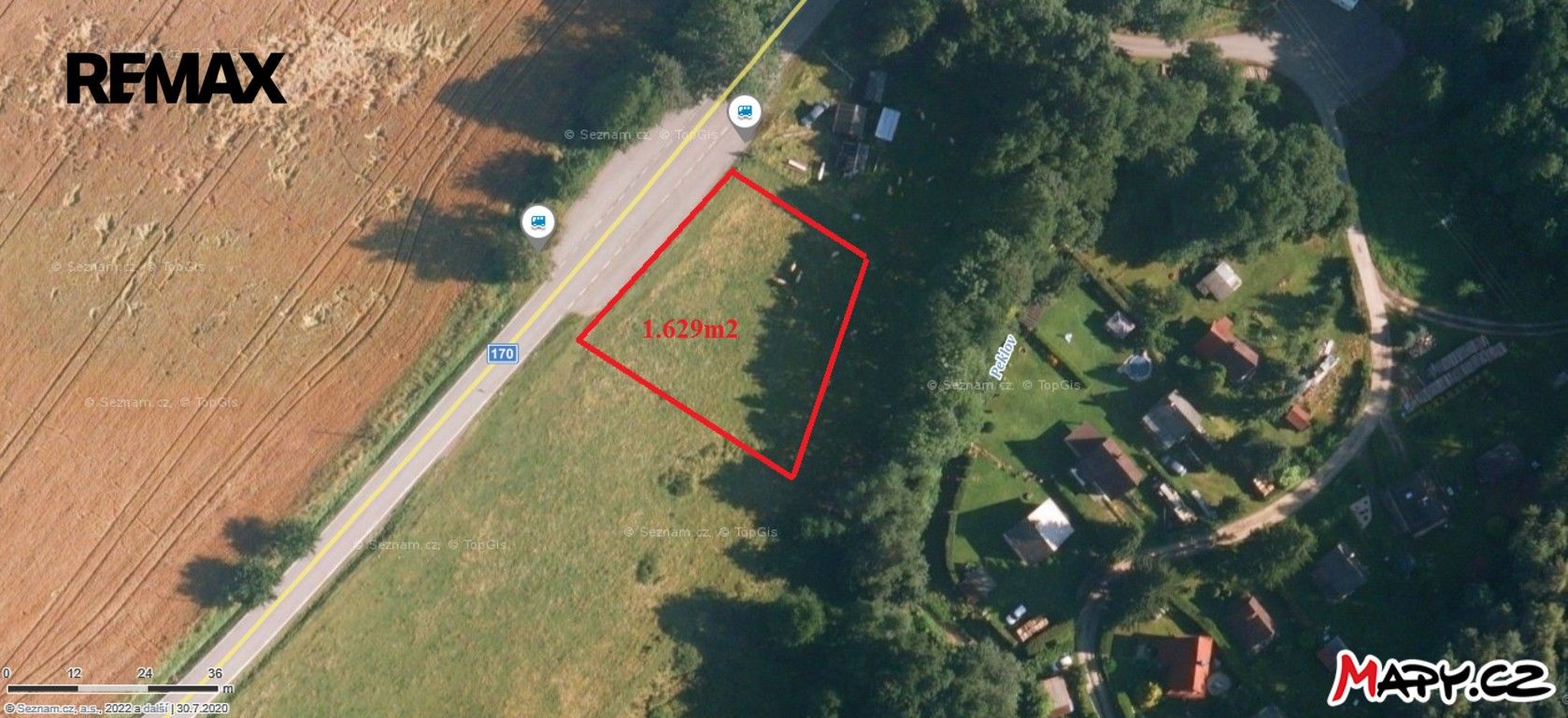 Komerční pozemky, Dřešín, 1 629 m² - 2
