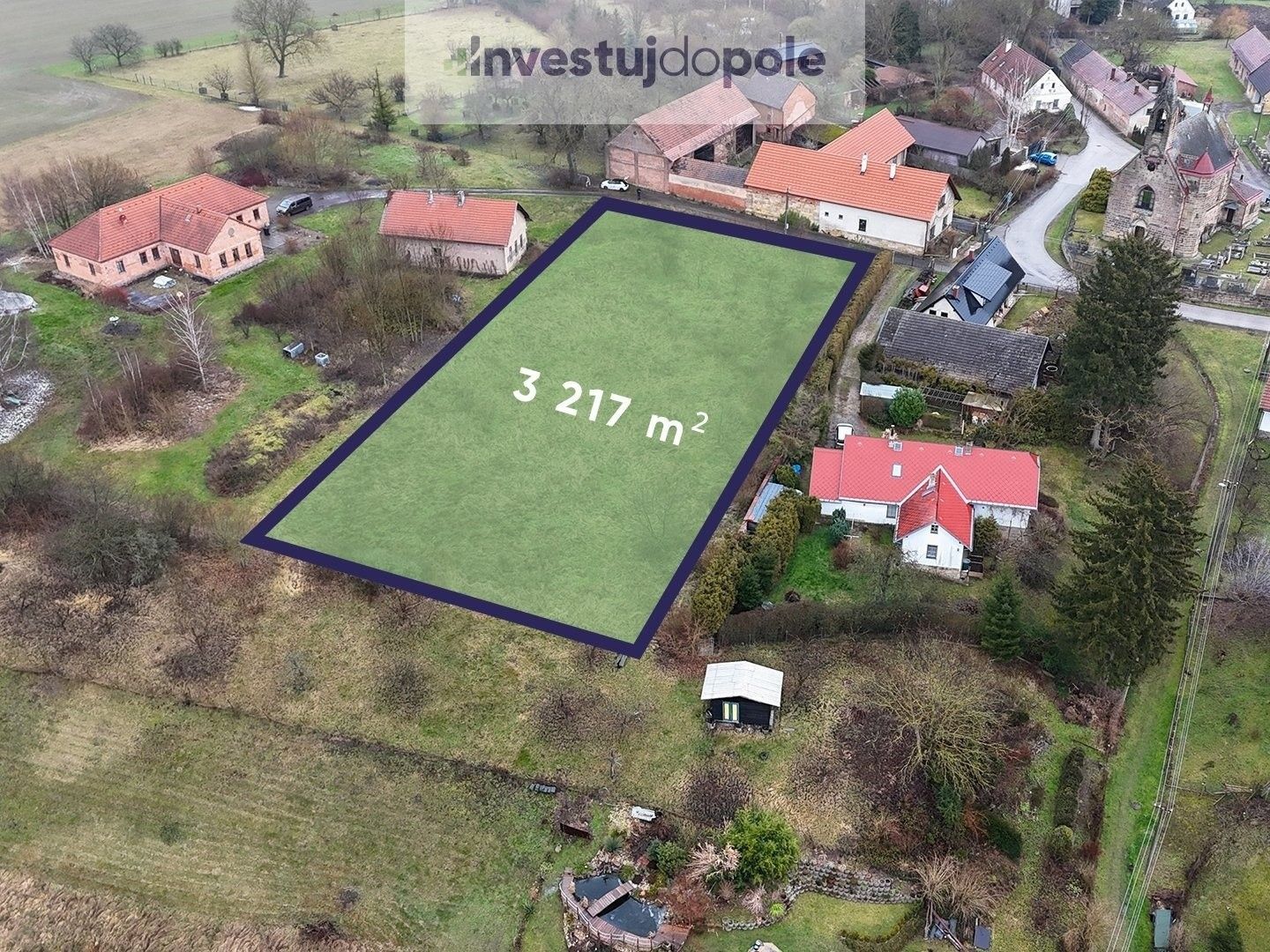 Pozemek pro bydlení, 3 217 m²