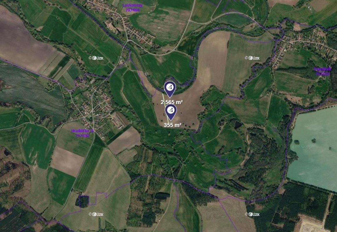 Louka · 1 886 m² · Žiželice - 3