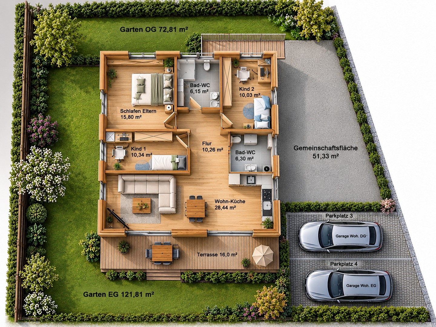 Byt 4+1 · 90 m² · Schwaigen Grafenaschau Grafenaschau Bayern 82445 - 4