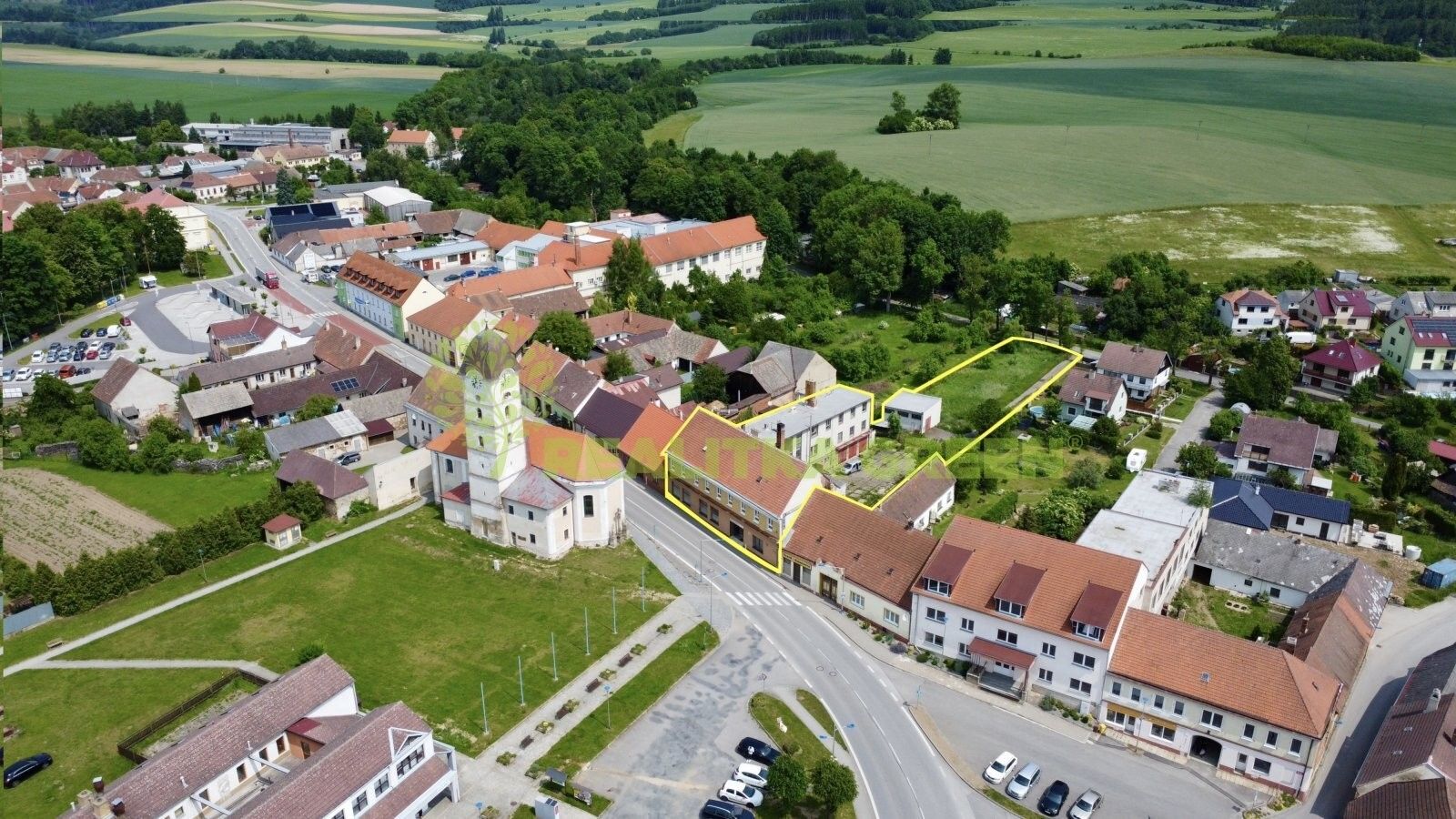 Prodej ubytovací zařízení - Pražská, Želetava, 1 135 m²