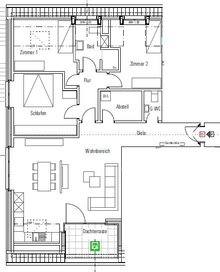4+1, , Severní Porýní-Vestfálsko, 99 m² - 2