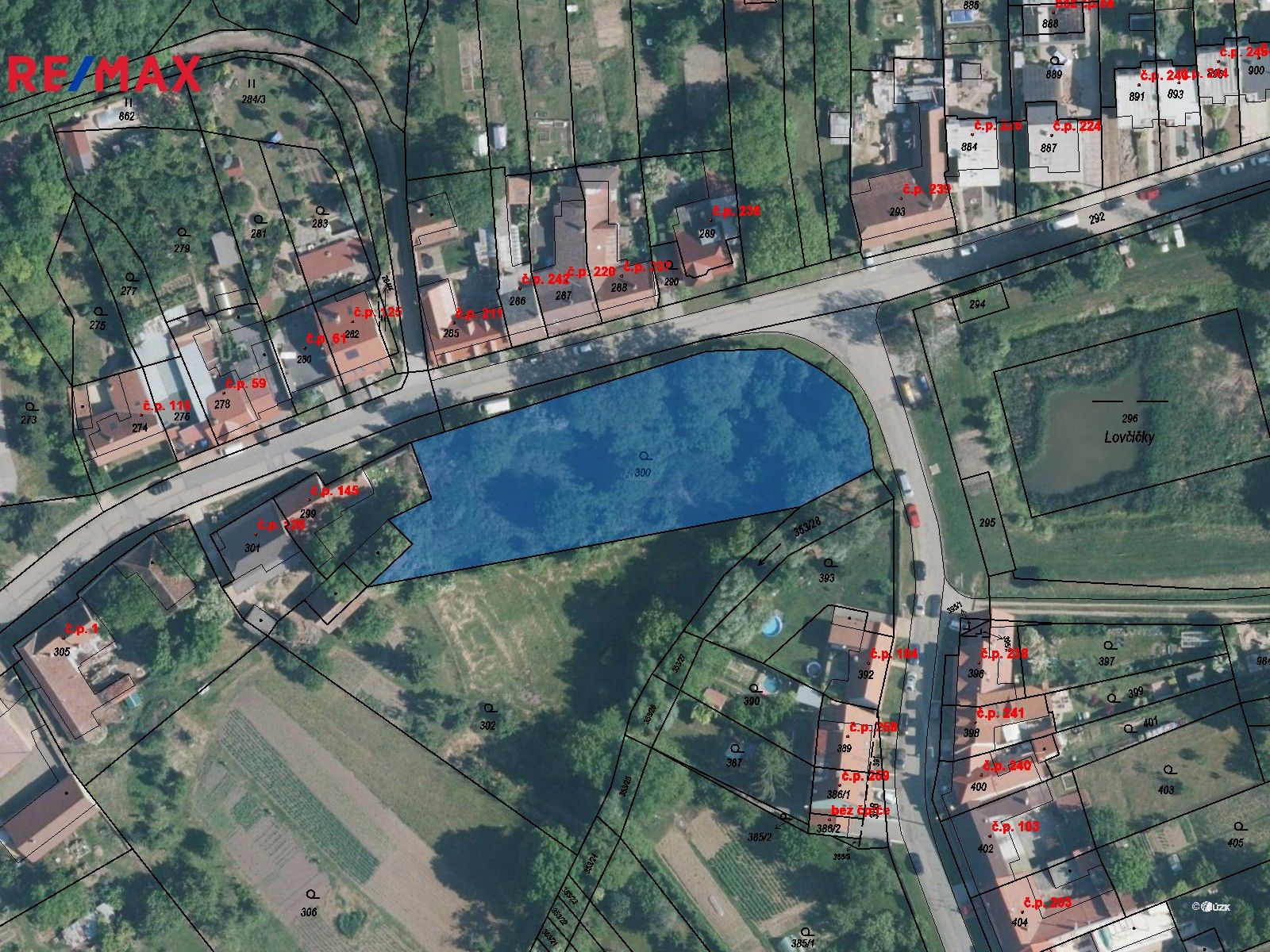 Pozemky pro bydlení, Lovčičky, 2 748 m²