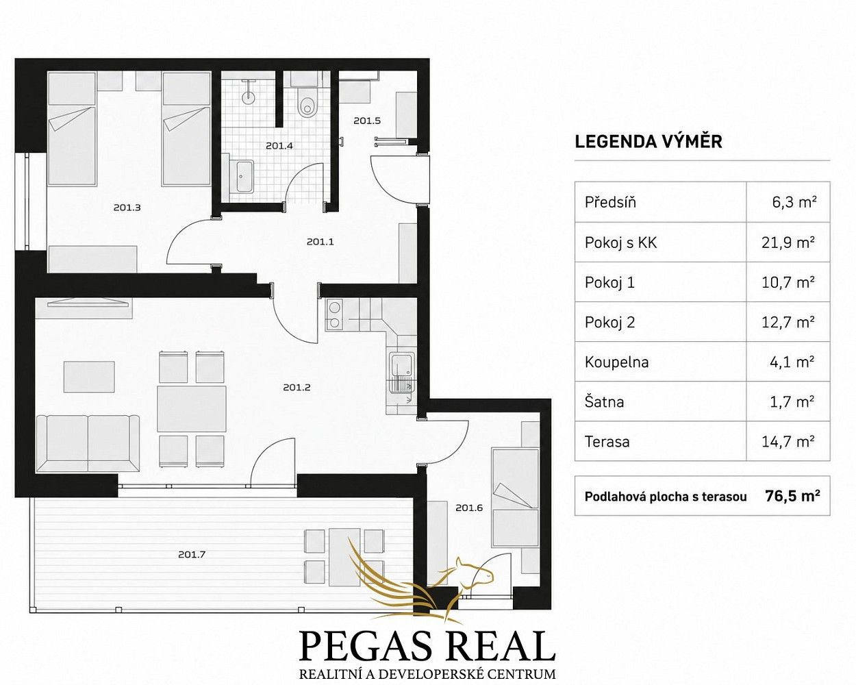 Byt 3+kk · 62 m² · Loučná nad Desnou - Rejhotice, okres Šumperk, Olomoucký kraj - 4