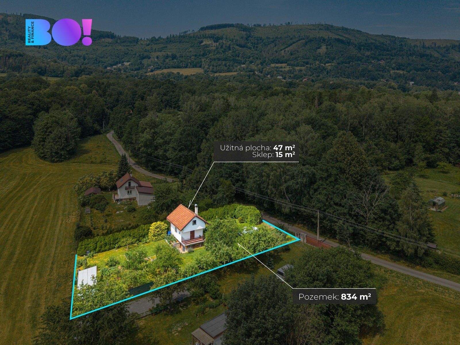 Chaty, Pstruží, 47 m² - 2