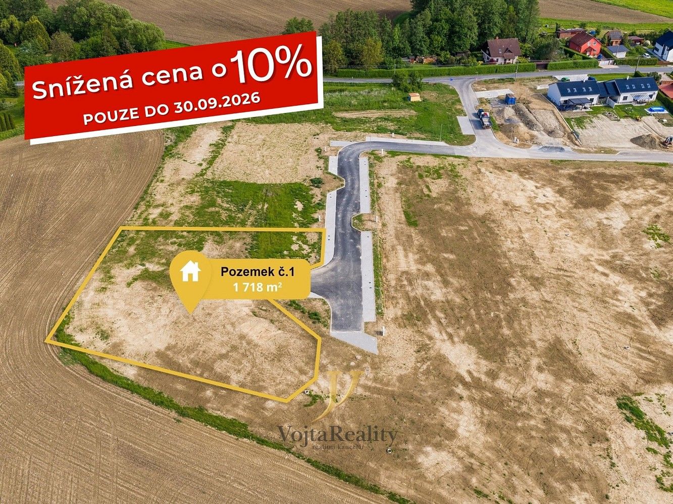 Pozemek pro bydlení, 1 718 m²
