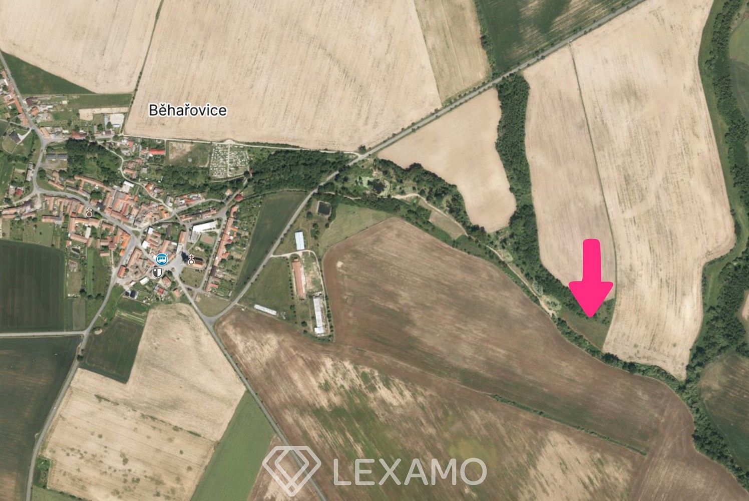 Prodej zemědělský pozemek - Běhařovice, okres Znojmo, Jihomoravský kraj - 2
