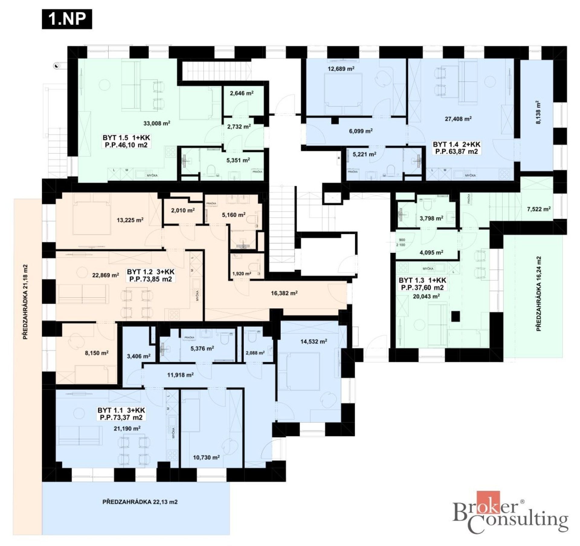 Prodej činžovní dům - Jana Očka, Vlašim, 592 m² - 5