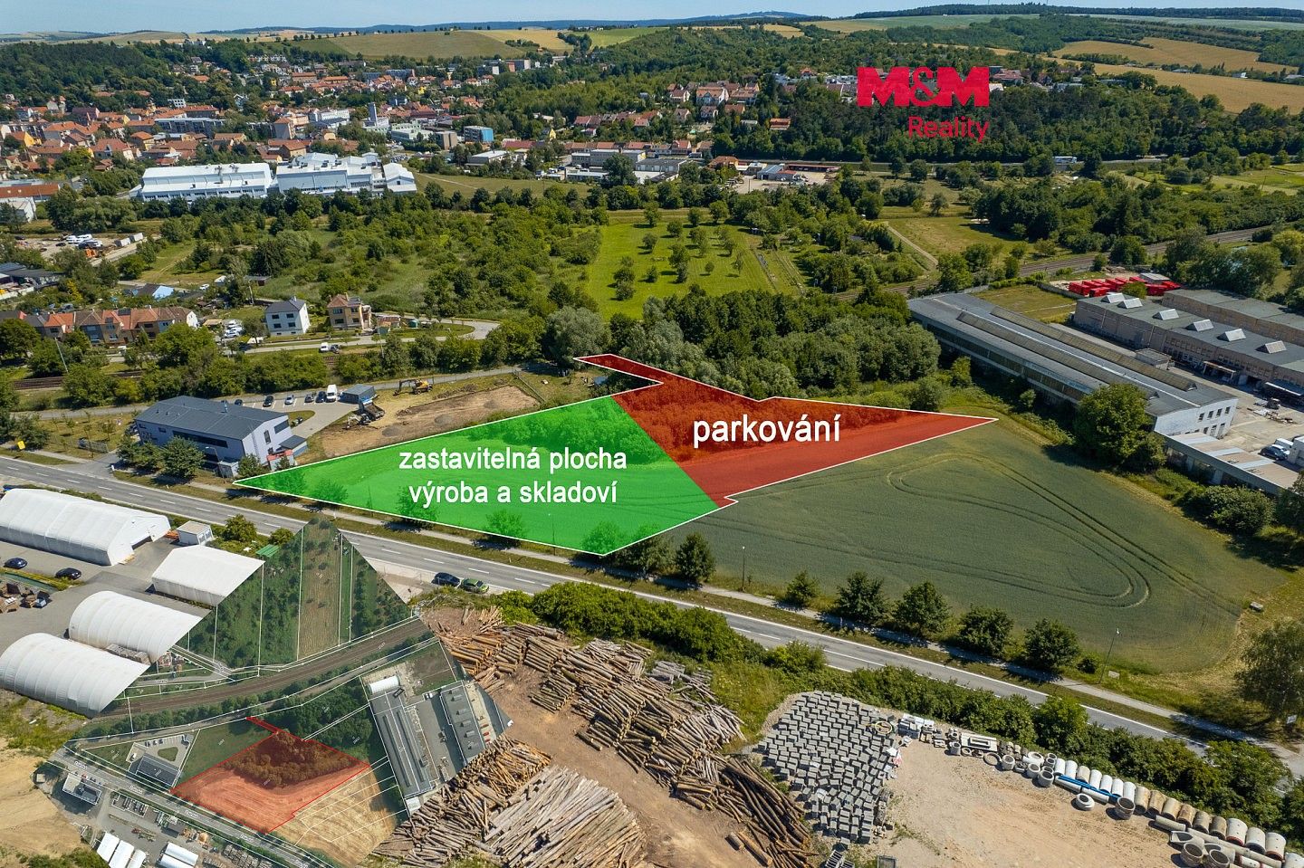Komerční pozemky, Bučovice, okres Vyškov, Jihomoravský kraj - 1
