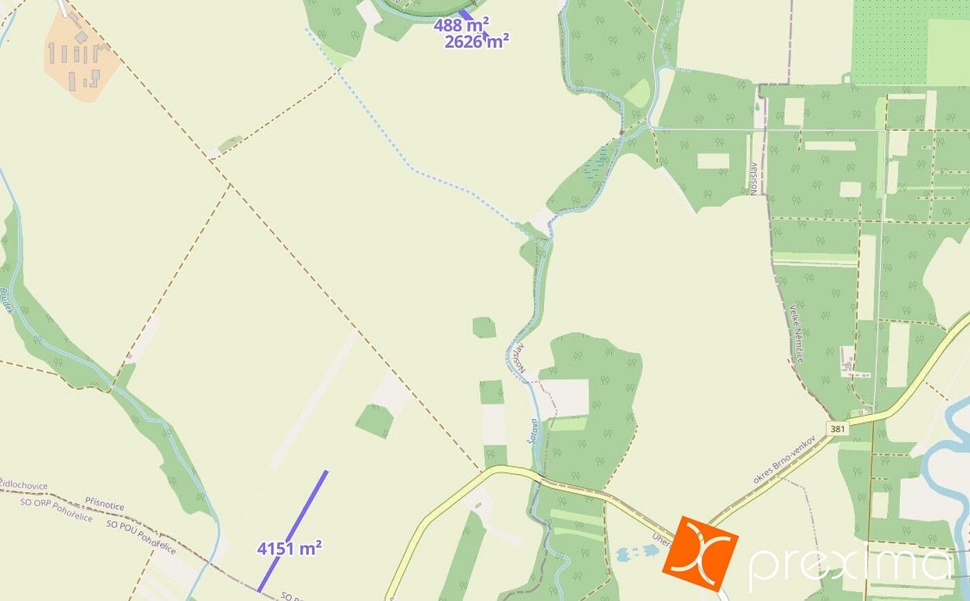 Prodej zemědělský pozemek - Přísnotice, okres Brno-venkov, Jihomoravský kraj - 2