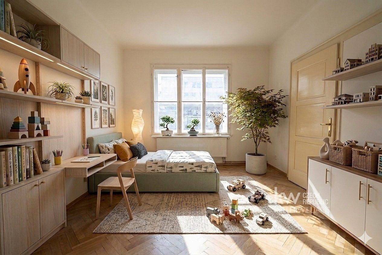 Prodej byt 3+1 - Jugoslávských partyzánů, Praha 6 - Bubeneč, 91 m² - 5