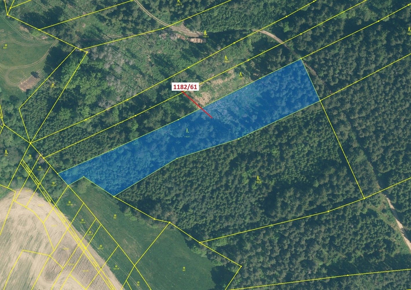 Prodej les - Přeborov, okres Písek, Jihočeský kraj - 2