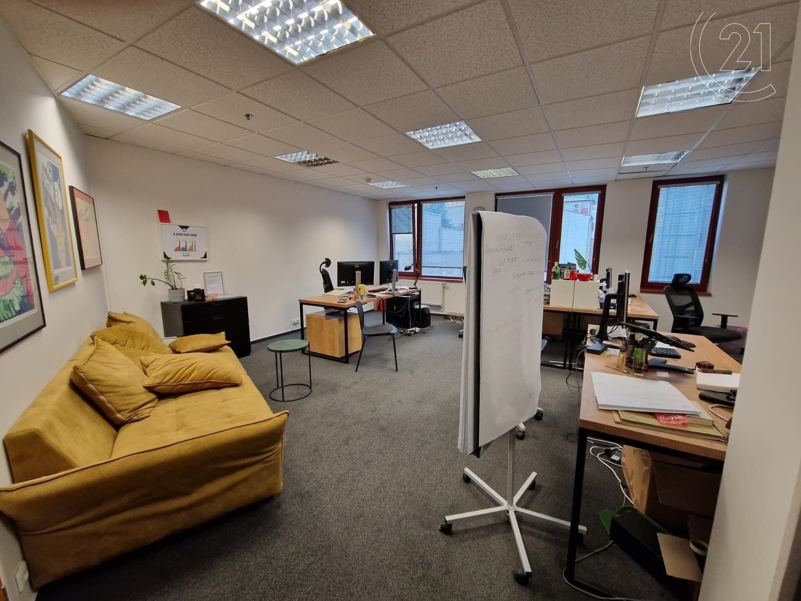 Kanceláře, Táborská, Praha, 375 m²