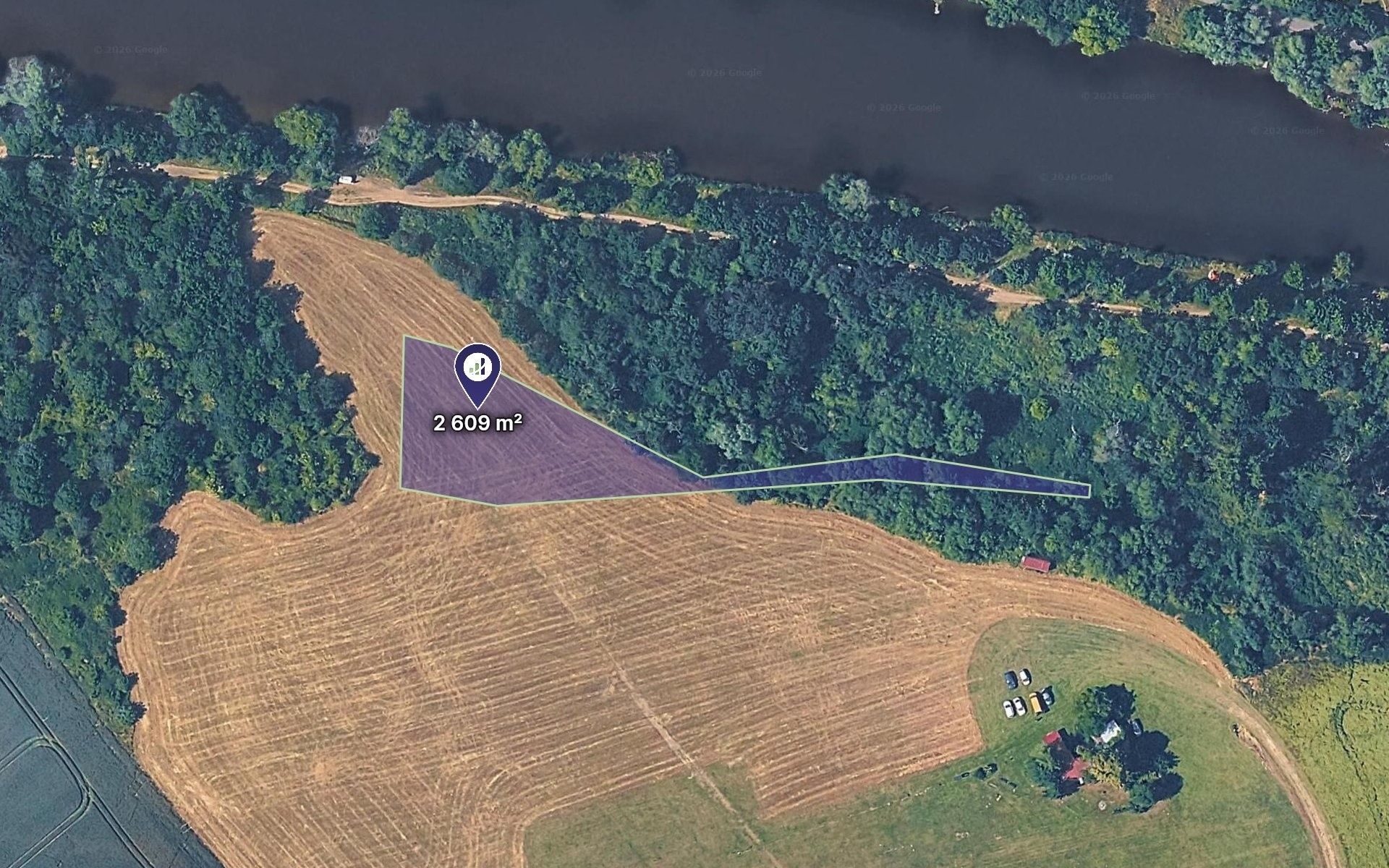Zemědělský pozemek, 1 305 m²