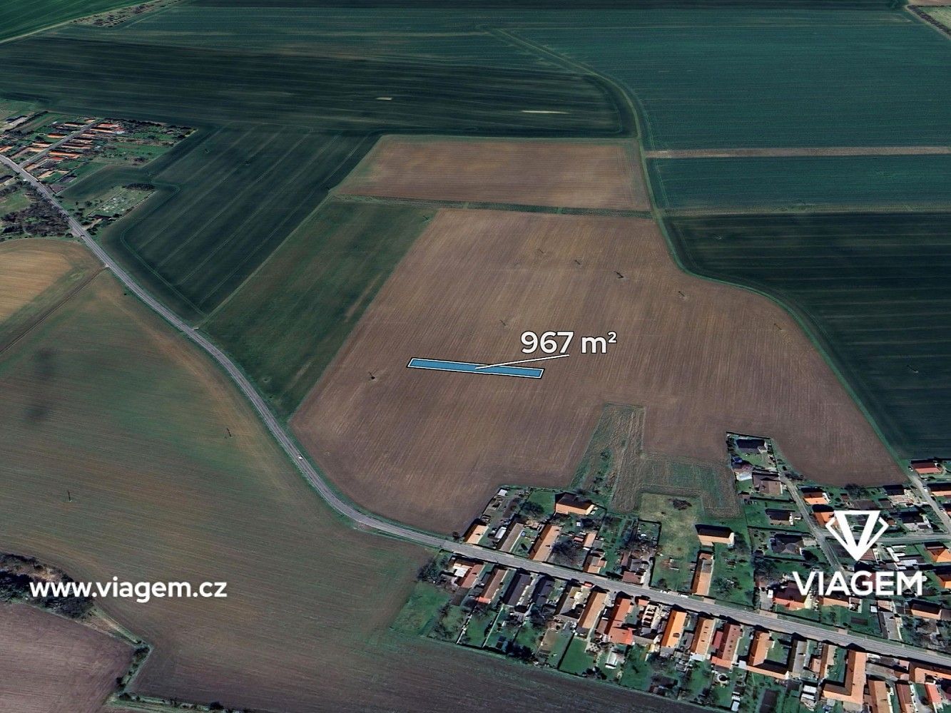 Zemědělský pozemek, 967 m²