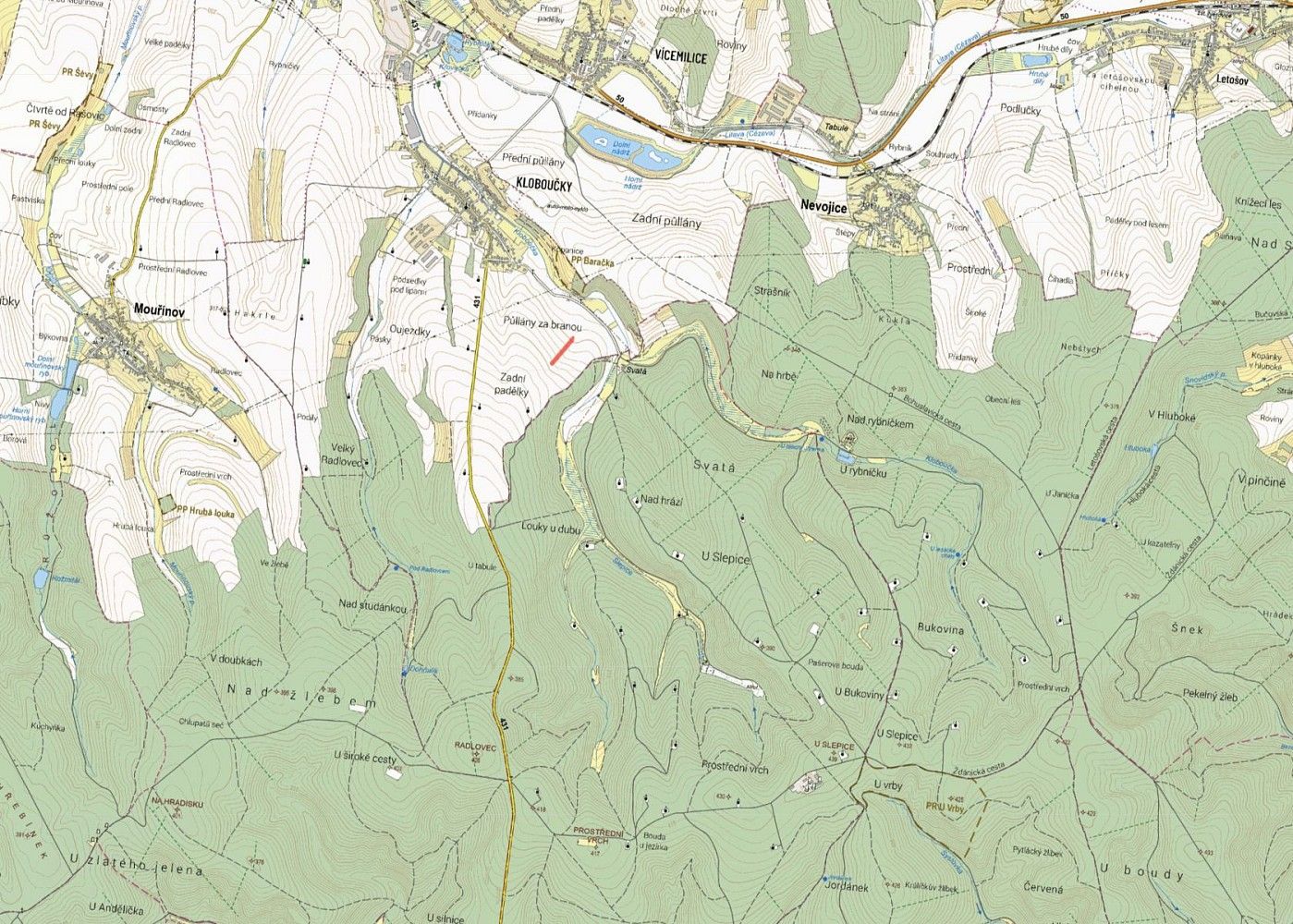 Zemědělské pozemky, Bučovice - Kloboučky, okres Vyškov, Jihomoravský kraj - 2