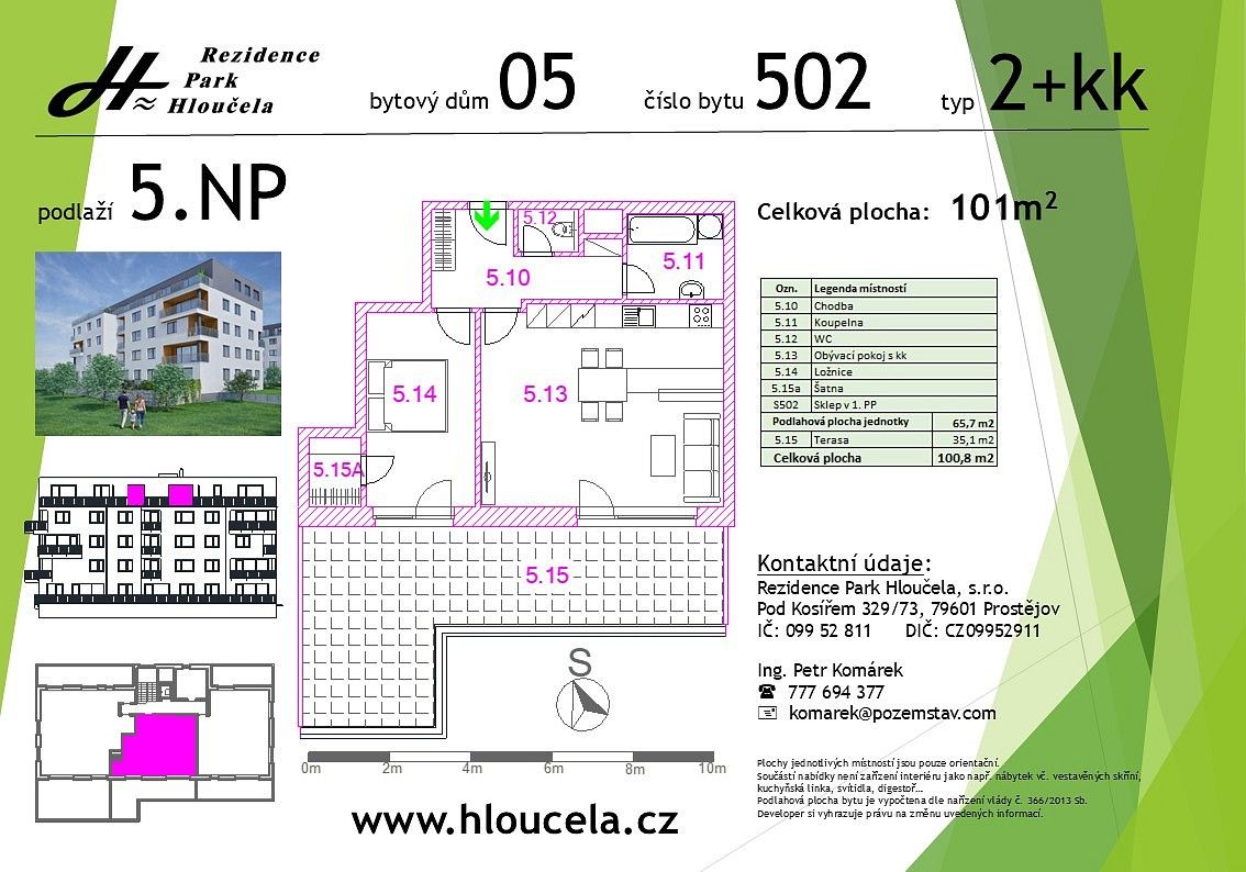 Byt 2+kk · 65,7 m² · Prostějov, Olomoucký kraj - 3
