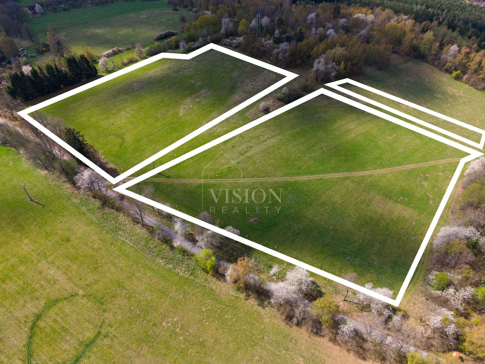 Louky, Přídolí, 45 640 m² - 2