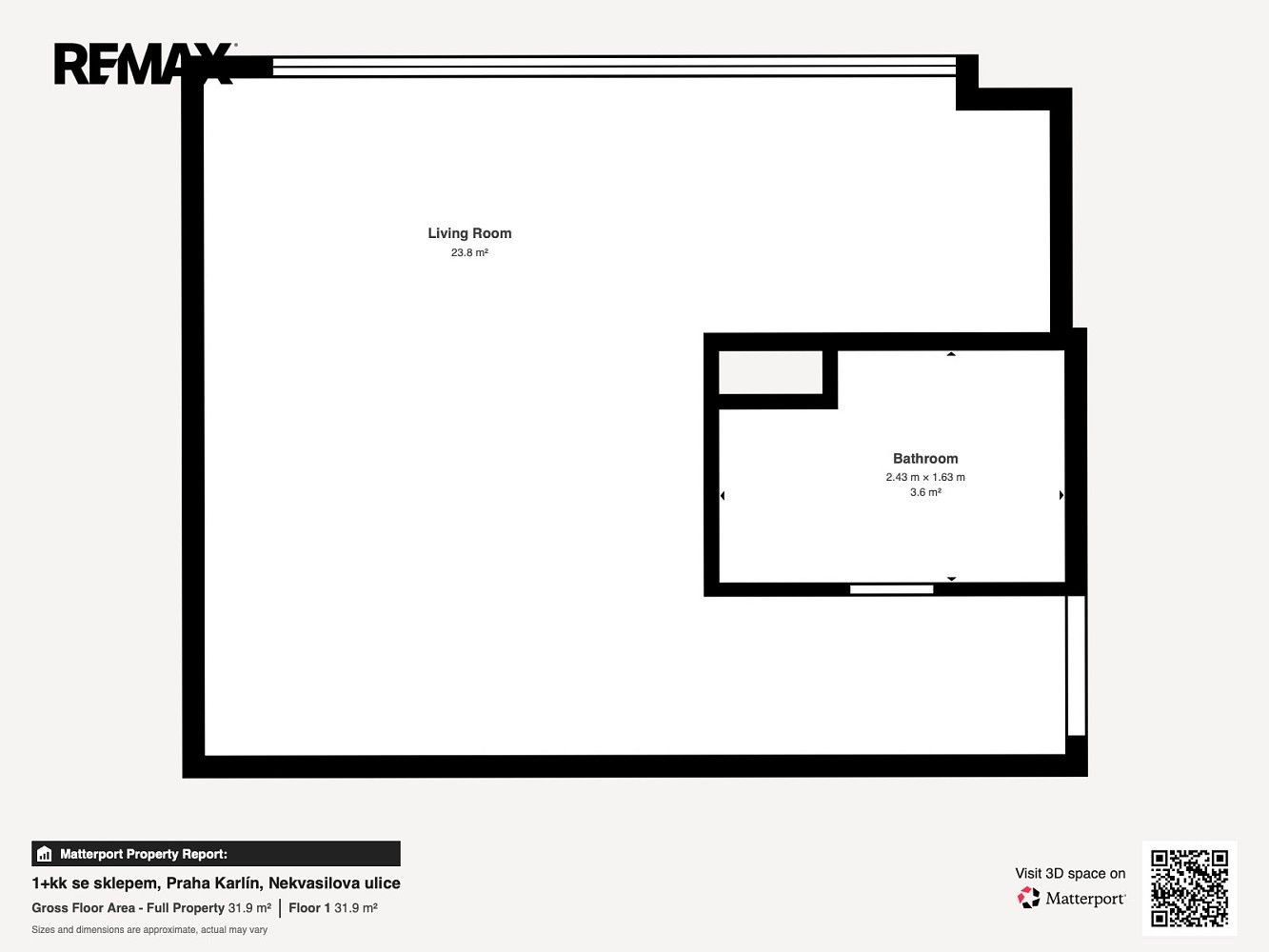 Byt 1+kk · 27 m² · Nekvasilova, Praha 8 - Karlín - 4