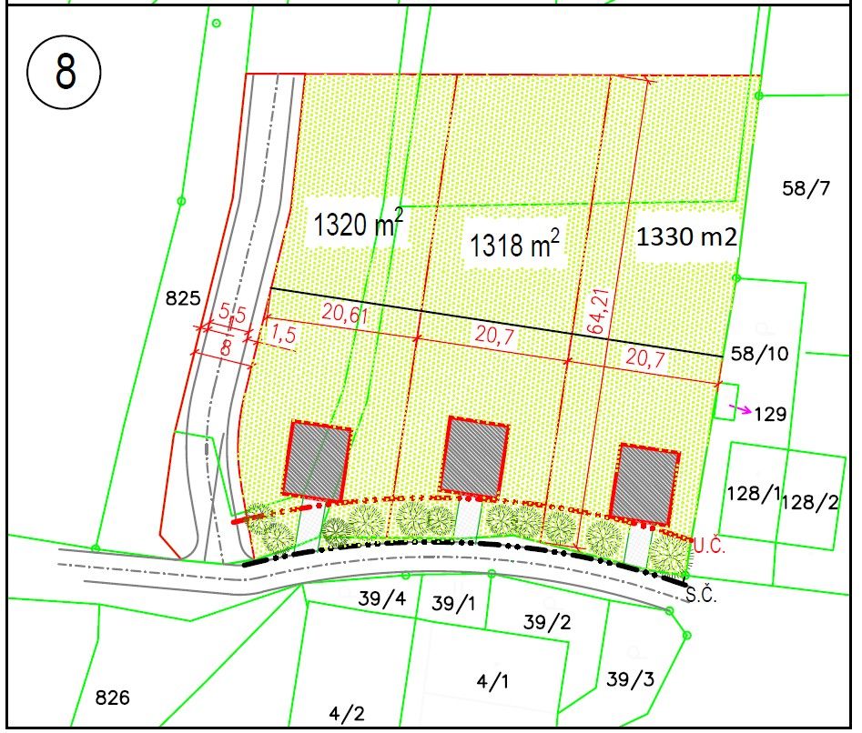 Prodej pozemek pro bydlení - Popice, Jihlava, 1 282 m² - 5