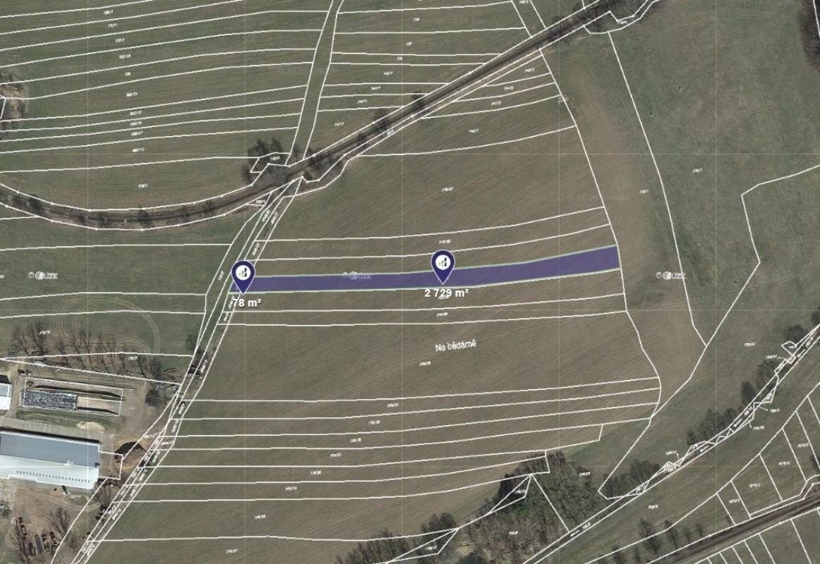 Prodej louka - Černovice, 1 902 m²