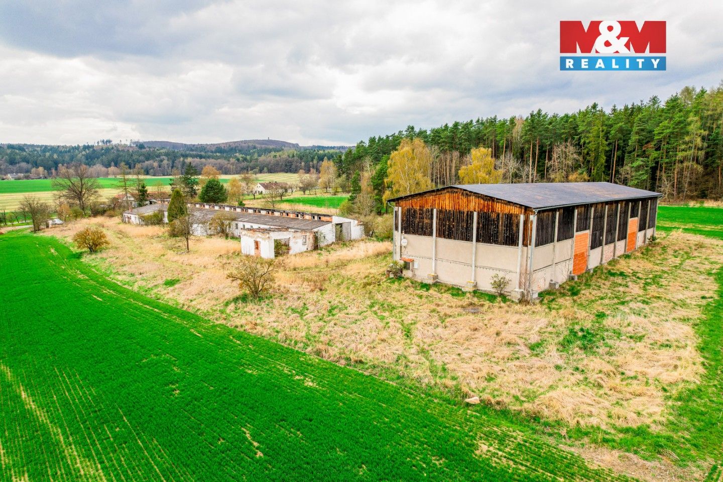 Prodej zemědělský objekt - Všeteč, Všemyslice, 9 558 m² - 5
