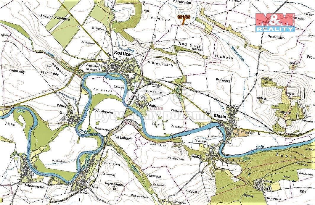 Zemědělské pozemky, Koštice, okres Louny - 2