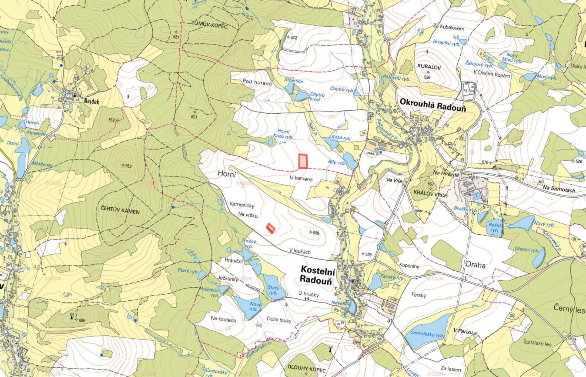 Prodej zemědělský pozemek - Okrouhlá Radouň