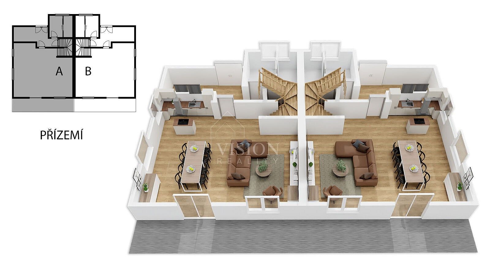 Prodej rodinný dům - Třebsko, okres Příbram, Středočeský kraj, 119 m² - 2