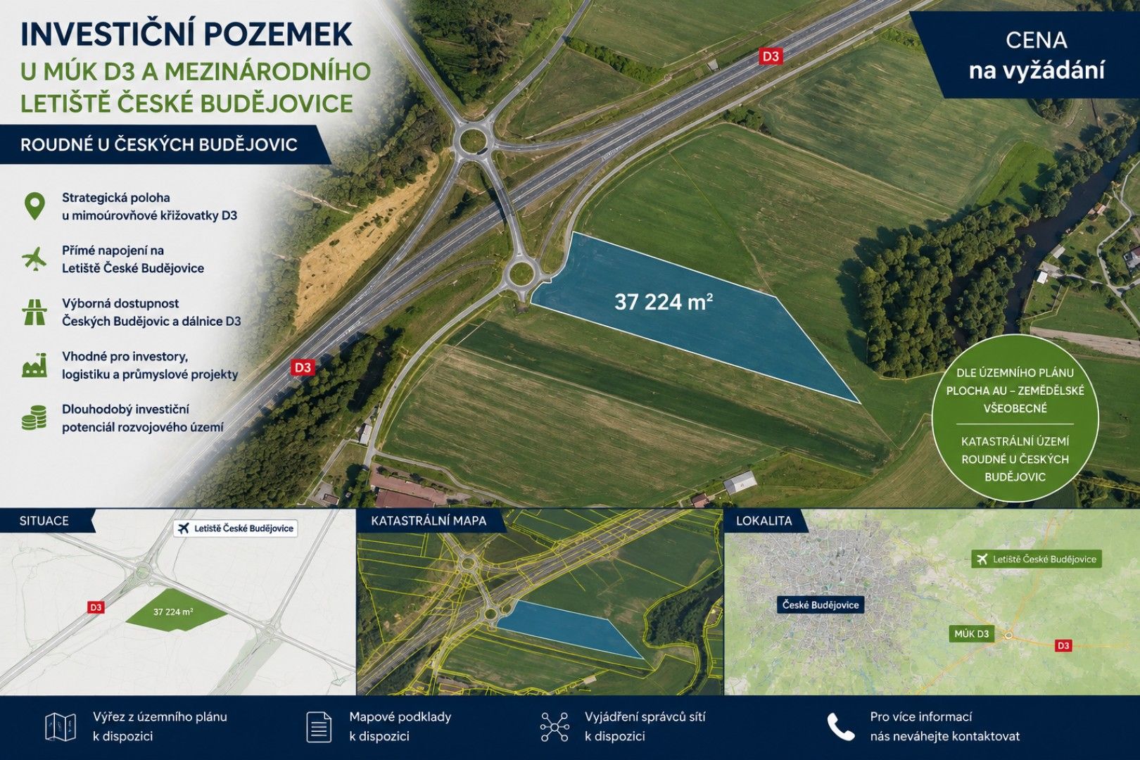 Komerční pozemky, Roudné - 1