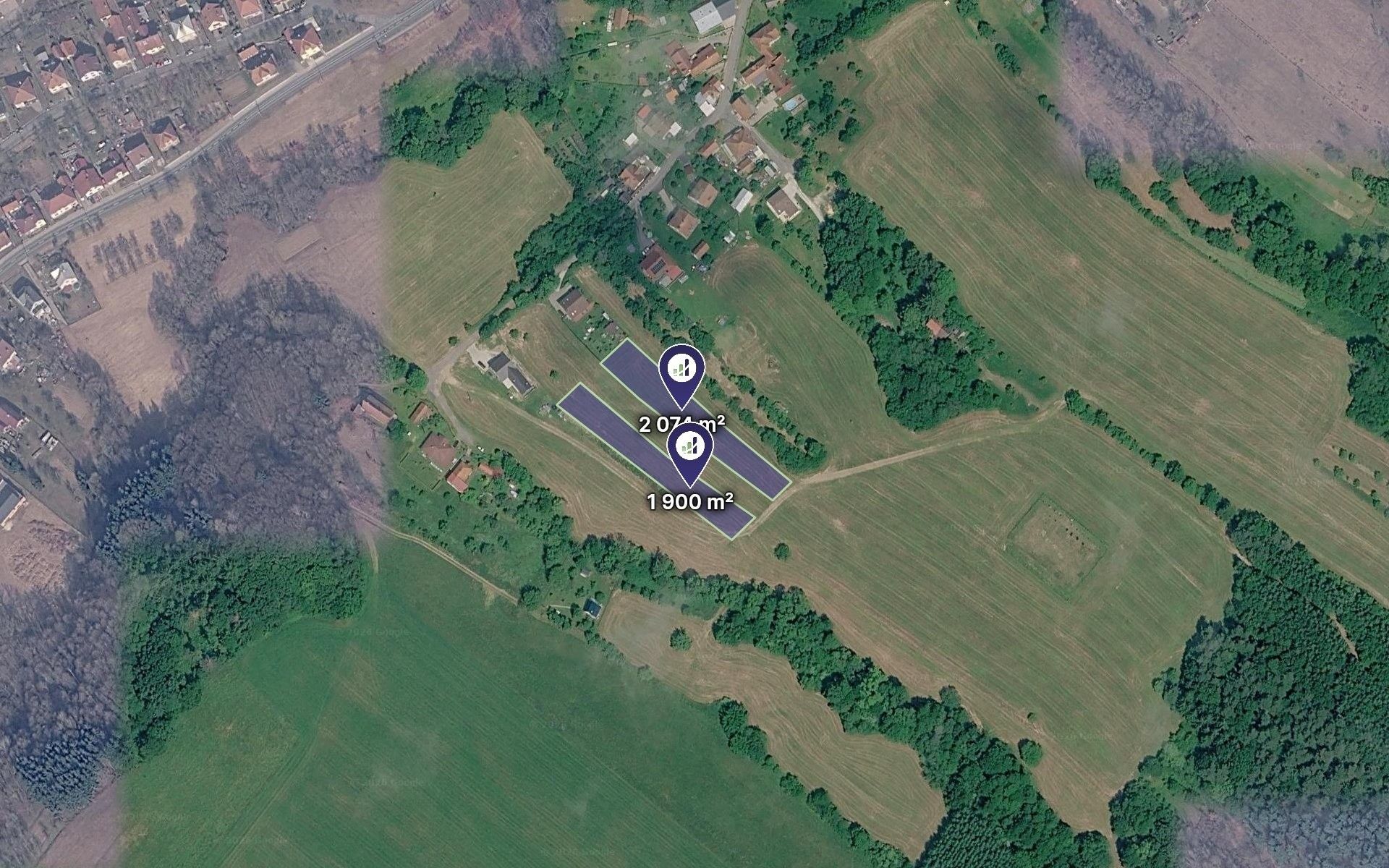 Louky, Sehradice, 3 974 m²