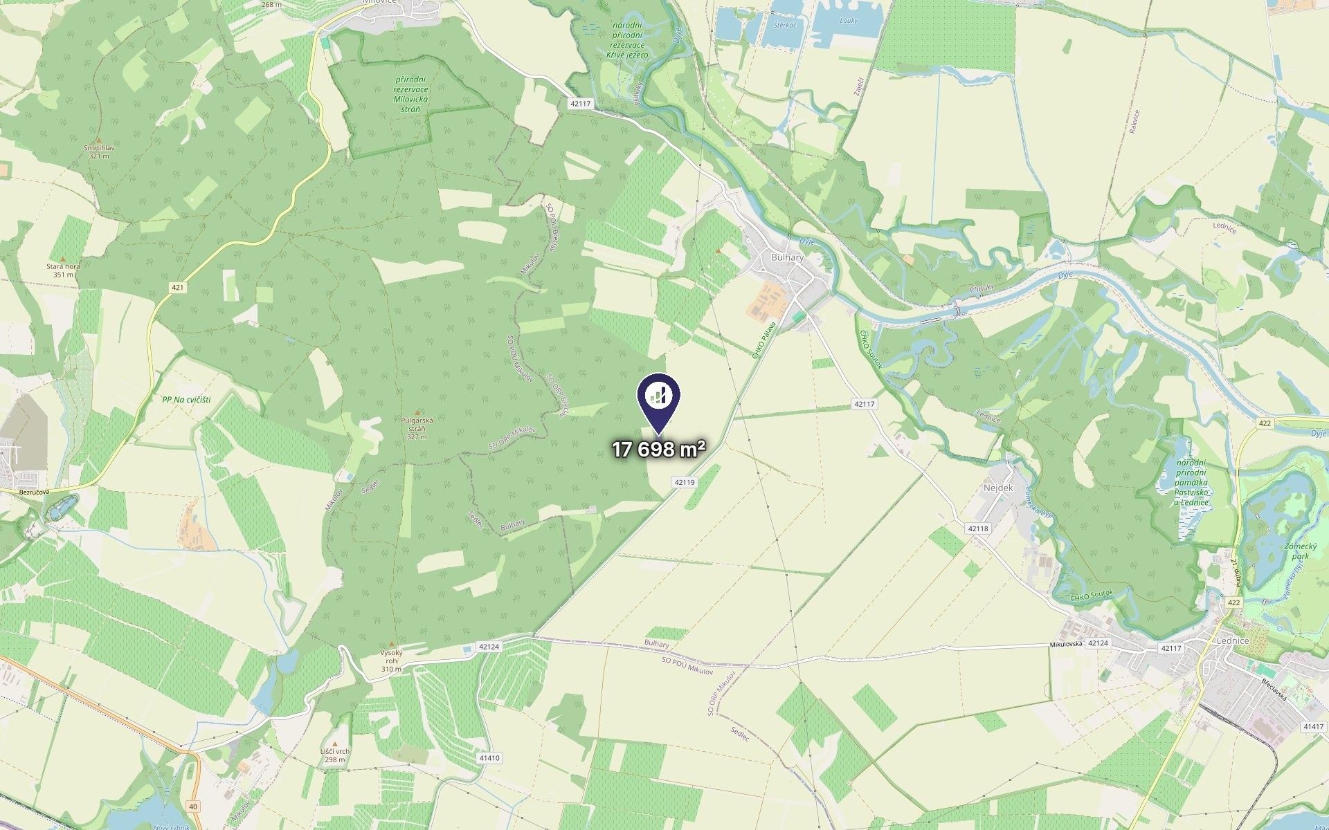 Zemědělský pozemek · 17 698 m² · Bulhary - 3