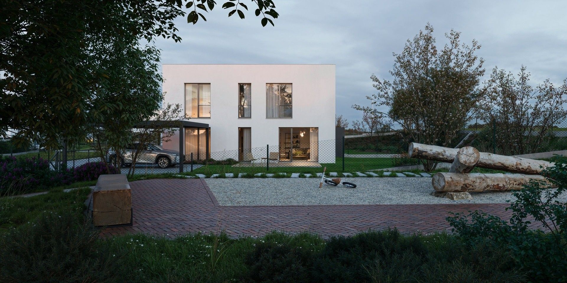 Rodinné domy, K Vinoři, Praha Kbely, 116 m² - 2