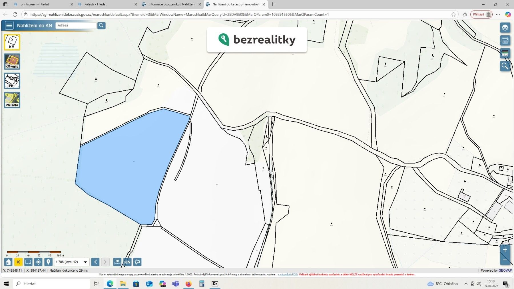 Prodej zemědělský pozemek - Horní Týnec, Třebušín