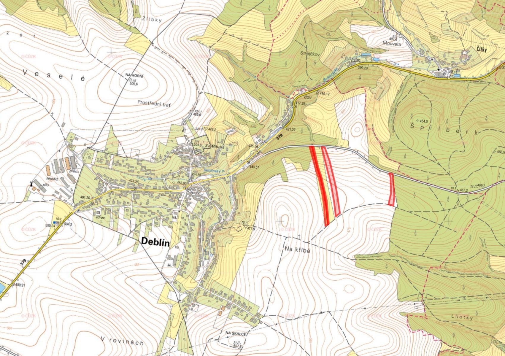 Prodej zemědělský pozemek - Deblín