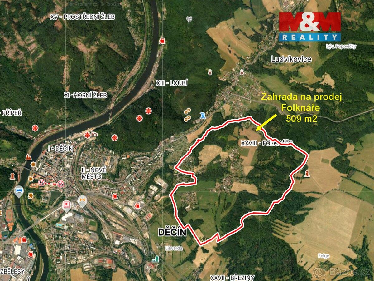 Prodej zahrada - Děčín, 405 02