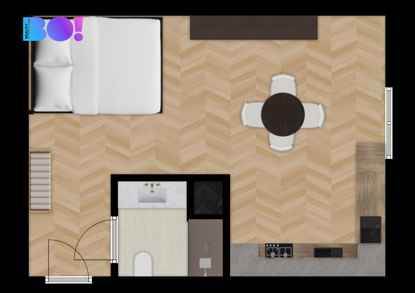 1+kk, Slavníkovců, Ostrava Mariánské Hory, 23 m² - 2