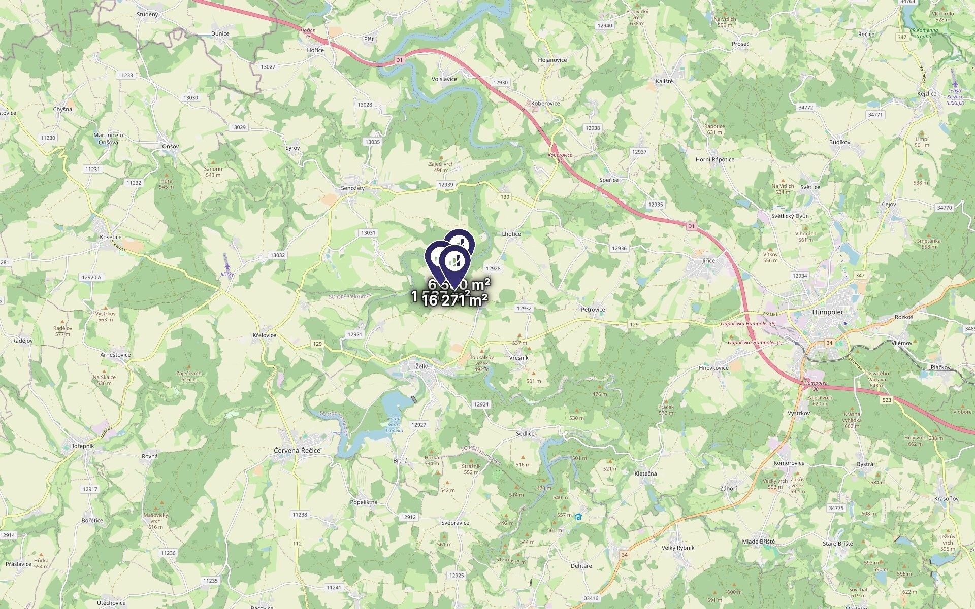 Zemědělský pozemek · 3 049 m² · Želiv - 3