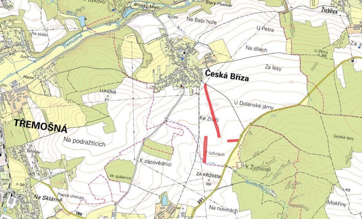 Prodej zemědělský pozemek - Česká Bříza, 5 292 m²