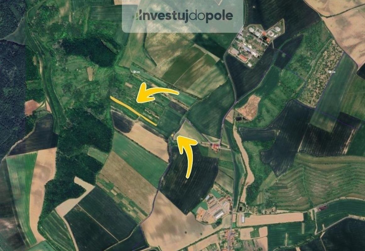 Prodej louka - Klobouky u Brna, 3 740 m²