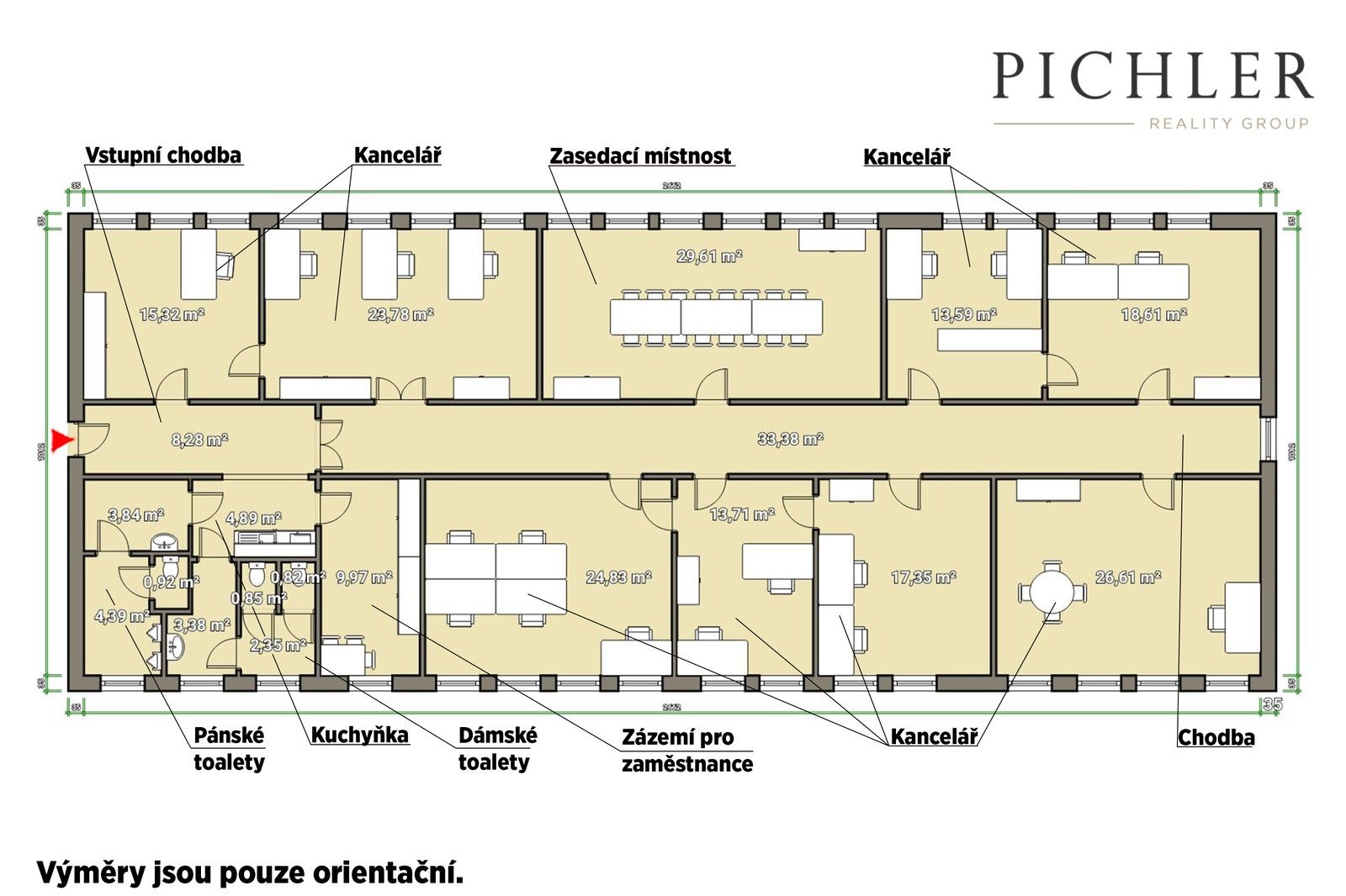 Kancelář · 255 m² · Chebská 79, Plzeň Křimice - 3